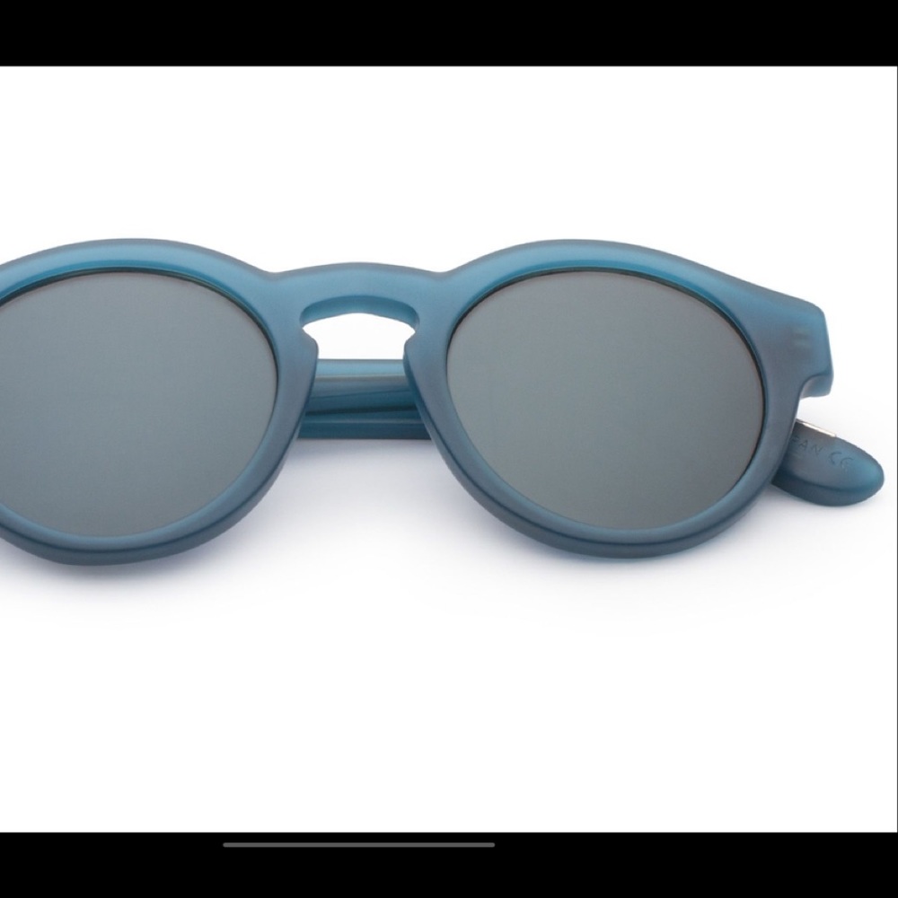 Sunglasses Custom Matte Blue Lens